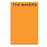 Personalized Neon Orange Notepad