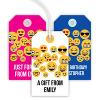 Emoji Explosion Hanging Gift Tags