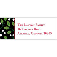 White Berry Return Address Labels