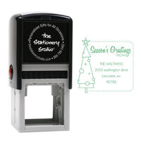 Mod Christmas Tree Self Inking Stamper