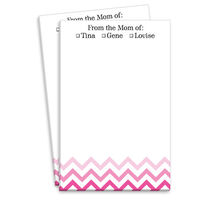Pink Zig Zag Mommy Notepads