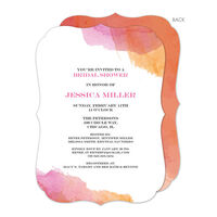 Pink Watercolor Invitations
