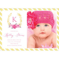 Brightest Bloom Baby Photo Announcements