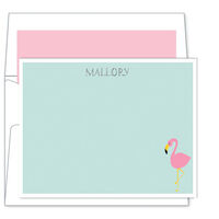 Flamingo Flat Note Cards