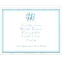 Blue Grand Border Announcements