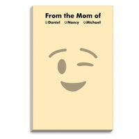 Yellow Wink Emoji Mommy Notepads