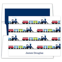 Choo Choo Train Folded Note Cards