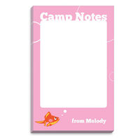 Pink Goldfish Camp Notepads