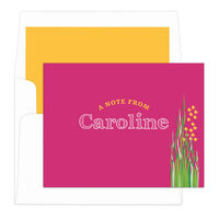 Pink Under The Sea Foldover Note Cards