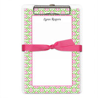Floral Border Notepads with Clipboard