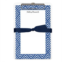 Geometric Border Notepads with Clipboard