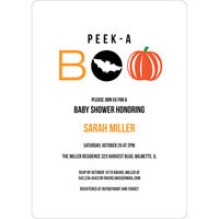 Peek a Boo Baby Shower Invitations