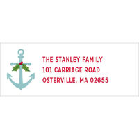Festive Anchor Return Address Labels