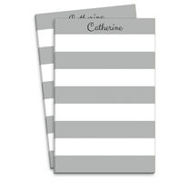 Grey Stripe Notepads