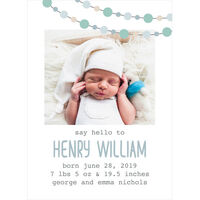 Say Hello To Photo Birth Announcements