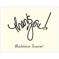 Darling Thank You Folded Note Cards