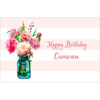 Mason Jar and Stripes Placemats