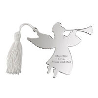 Personalized Angel Trumpeter Shaped Ornament
