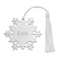 Personalized Snowflake Shaped Ornament