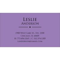 Square Motif Business Cards - Raised Ink