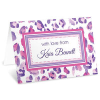 Princess Leopard Folded Gift Enclosures