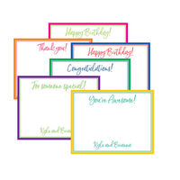 Celebration Style Flat Note Cards