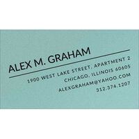 Chloe Shimmer Contact Cards