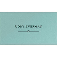 Diamond Motif Double Sided Shimmer Contact Cards