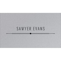 Deco Motif Double Sided Shimmer Business Cards