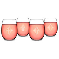 Maestro 21 oz. Stemless Glassware Set of 4