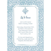 Watercolor Snowflake Invitations