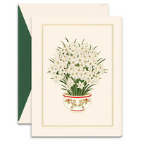 Holiday Floral Folded Holiday Cards