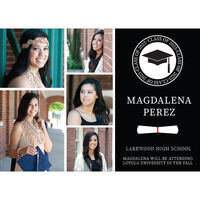 Grad Stamp Photo Graduation Announcements