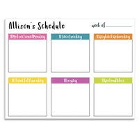 Colorful Bars Weekly Scheduler