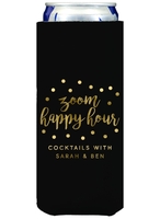 Confetti Dot Zoom Happy Hour Collapsible Slim Huggers