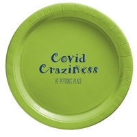 Covid Craziness Paper Plates