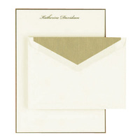 Olive Bordered Lettersheets