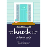 Come and Knock on Our Door Moving Announcements