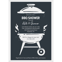 BBQ Grill Invitations