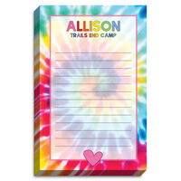 Tie-Dye Border Camp Chunky Notepad