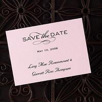 Pink Save the Date Announcements