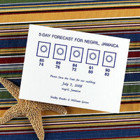 5-Day Forecast Save the Date Magnet Announcements